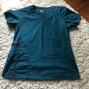 WINK scrub set- small top XS bottoms